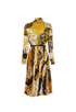 Versace Acantus Heritage Pleats Shirt Dress, back view