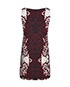 Versace Sleeveless Printed Dress, back view