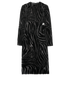 Versace Zebra-Pattern Jacquard Dress, front view