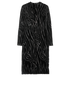 Versace Zebra-Pattern Jacquard Dress, back view