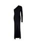 Vetements One Sleeve Knit Maxi Dress, back view