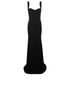 Victoria Beckham Curve Cami Floorlength Dress, &pound;395, Clothing, Black, Polyester (Polymer), Front view