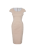 Victoria Beckham Midi Dress, &pound;150, Clothing, Pink, Cotton/Polyester (Polymer), Front view