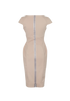 Victoria Beckham Midi Dress, &pound;150, Clothing, Pink, Cotton/Polyester (Polymer), Back view