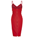 Victoria Beckham Fitted Zipped Dress, back view