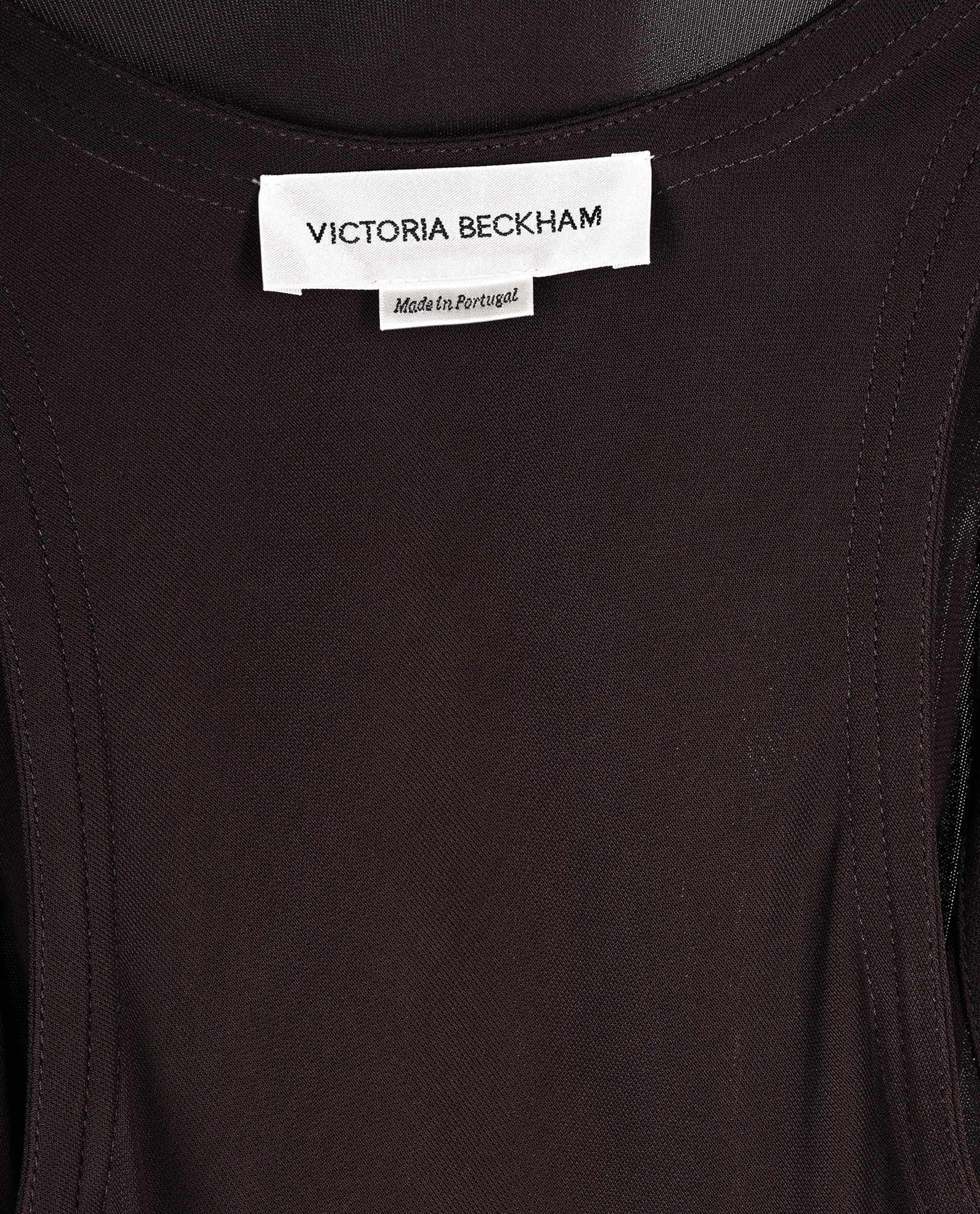 Victoria Beckham Cut Out Jersey Dress, &pound;250, Clothing, Blue/Burgundy, Viscose, Other view
