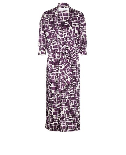 Victoria By Victoria Beckham Print Midi Dress, front view