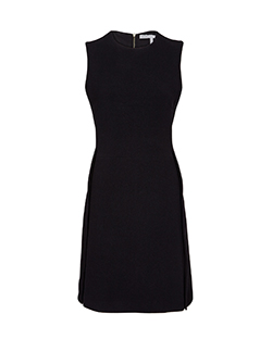 Victoria Beckham Zip Back Dress, Wool, Black, UK 10