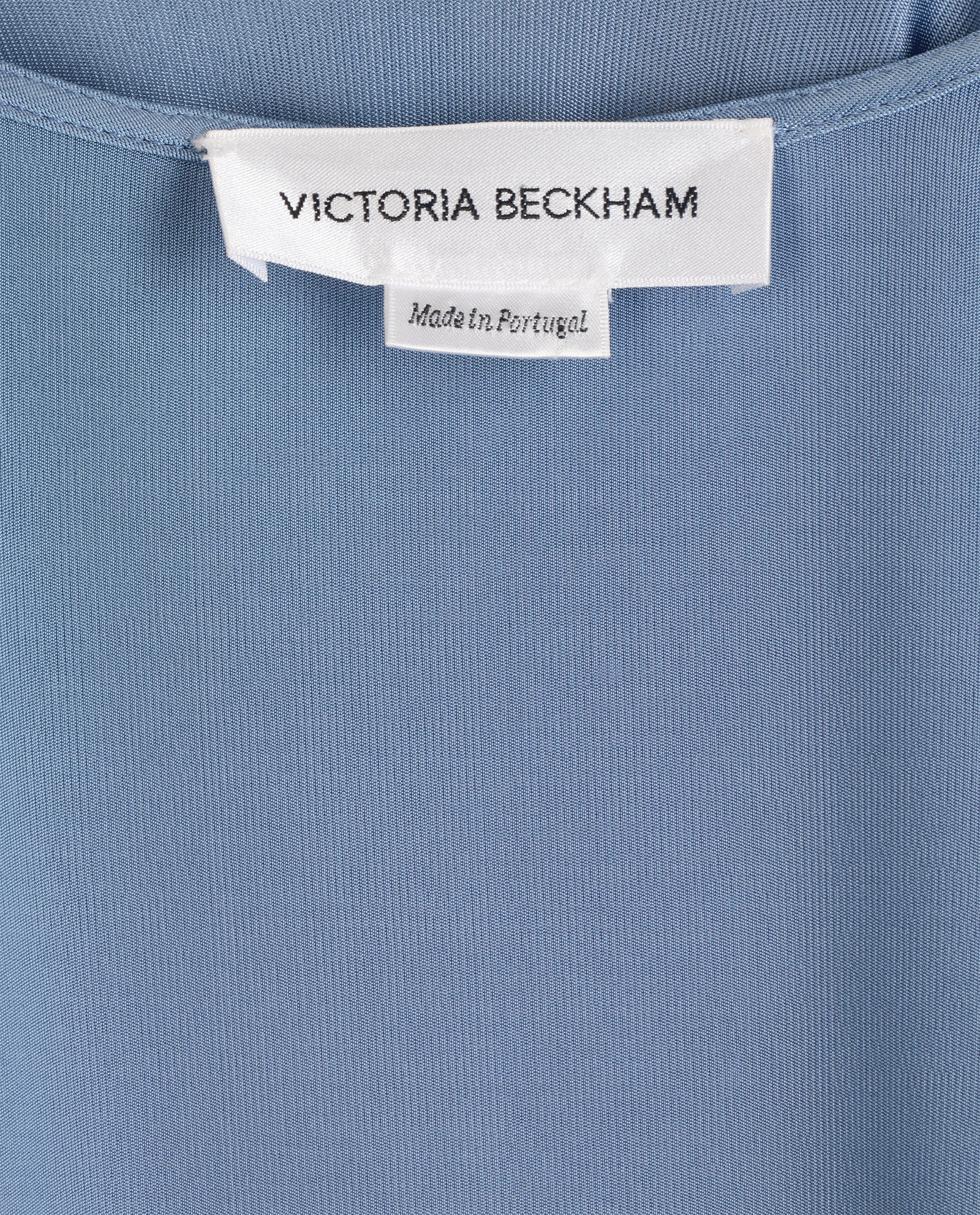 Victoria Beckham Twist-Detail Dress, &pound;350, Clothing, Blue, Viscose, Other view