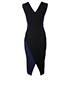 Victoria Beckham Sleeveless Fitted Panel Dress, front view