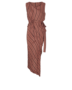 Vivienne Westwood Anglomania SS19 Vian Dress, Viscose, Orange/Black, 8, 4*