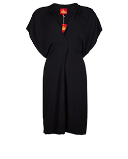 Vivienne Westwood Crepe Dress, Viscose, Black, UK 12