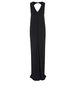 Yves Saint Laurent Full Length Halter Neck Dress, Viscose, Black, UK 8