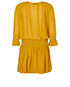 Saint Laurent Studded Georgette Dress, back view