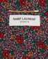 Saint Laurent Floral Print Long Sleeve Dress, other view