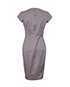 Yves Saint Laurent V Neck Pencil Dress, back view
