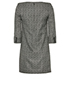 Saint Laurent Houndstooth Straight Dress, back view