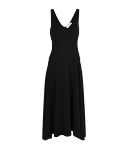 Saint Laurent Cut Out Dress, Wool, Black, Sz M, 3*