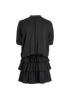 Saint Laurent Jacquard Mini Dress, back view