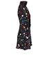 Saint Laurent Printed Mini Dress, side view