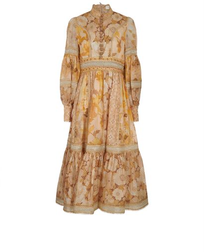 Zimmerman Embroidered Long Sleeve Dress, front view