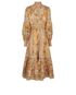 Zimmerman Embroidered Long Sleeve Dress, back view
