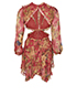 Zimmerman Melody Cutout Mini Dress, back view