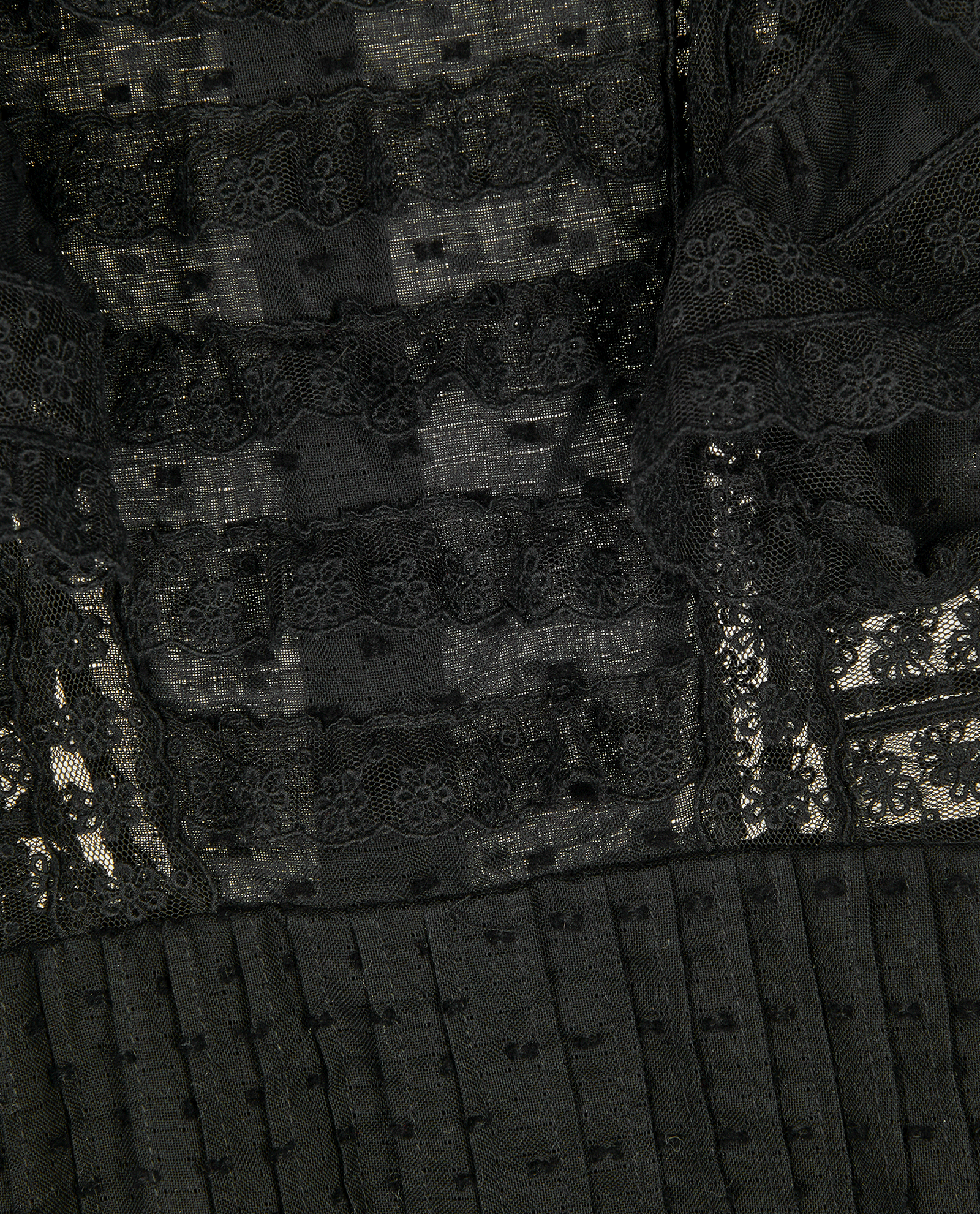 Zimmerman Frill Dress, &pound;180, Clothing, Black, Cotton, Other view