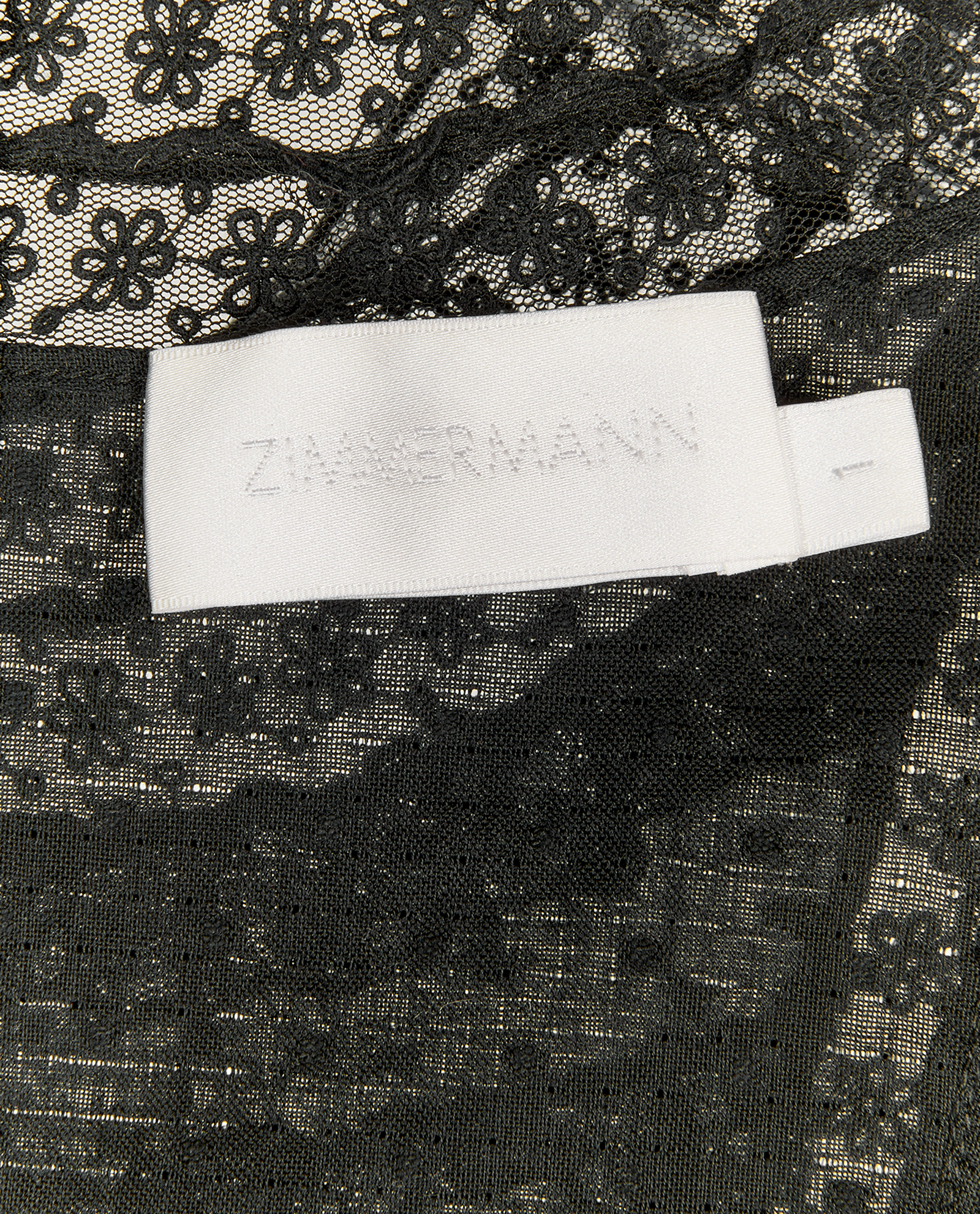 Zimmerman Frill Dress, &pound;180, Clothing, Black, Cotton, Other view