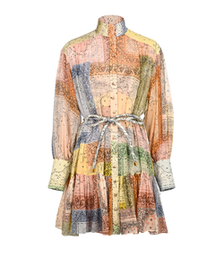 Zimmermann Paisley Print Dress, Cotton/Poly, Multi, UK12, 2*