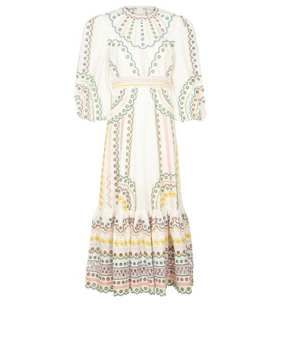 Zimmerman Peggy Embroidered Dress, front view