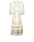 Zimmerman Peggy Embroidered Dress, back view