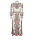 Zimmermann Honour Belted Floral Print Broderie Dress, back view