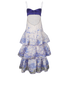 Zimmermann Luminous Floral Tiered Dress, back view