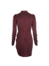 Zimmermann HighNeck Dress, £180, Clothing, Burgundy, Silk, Back view