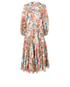 Zimmermann Cassia Wrap Midi Dress, front view