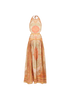 Zimmermann Anneke Cut Out Maxi Dress, &pound;250, Clothing, Orange/Yellow, Linen, Front view