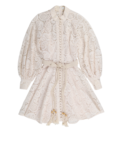 amari paisley lace short dress Lace mini dress Zimmermann Beige size 1 0-5 in Lace