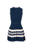 Zimmermann Acadian Stripe Mini Dress, back view