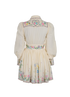 Zimmermann Embroidered Long-Sleeve Dress, &pound;180, Clothing, Cream, Cotton, Back view