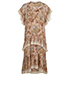 Zimmermann Floral Pleated Dress, front view