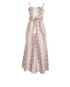 Zimmerman Belttidue Snake Print Dress, £160, Clothing, Beige, Linen, Front view