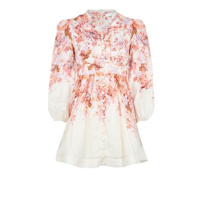 Zimmerman Devi Floral V-Neck Dress, front view