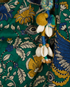 Zimmerman Bird & Floral Printed Tie-Waist Dress, &pound;210, Clothing, Green, Cotton, Other view