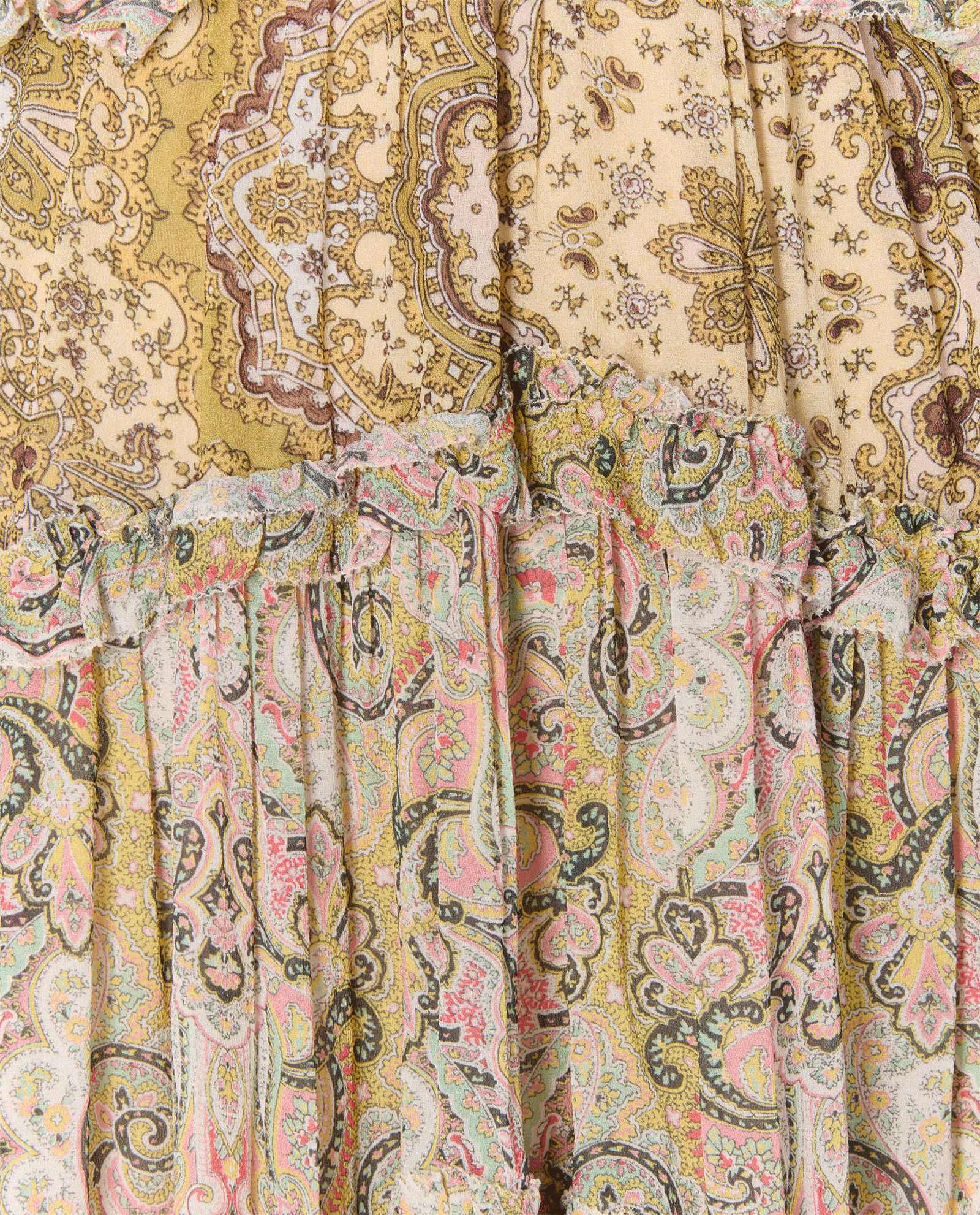 Zimmermann Paisley Cut-Out Dress, &pound;180, Clothing, Blue/Brown, Viscose, Other view