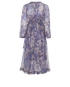 Zimmermann Floral Long Dress, back view