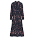 Zimmermann Unbridled Tucked Midi Dress, front view