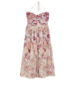 Zimmermann Floral Cutout Dress, Cotton, Multi, UK10, 2*