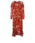 Zimmermann Floral Ruffle Maxi Dress, front view