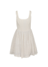 Zimmerman Alight Corset Mini Dress, £220, Clothing, White, Linen, Front view